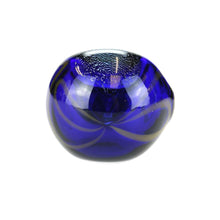 Load image into Gallery viewer, Blue and Yellow Dichro Glass Spoon