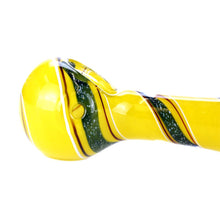 Load image into Gallery viewer, Yellow Peril Glass Spoon Pipe