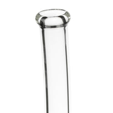 Load image into Gallery viewer, Glass Single Disc Perc Bent Neck Bong Blue HoneyComb