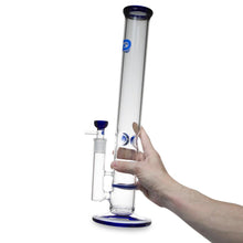 Load image into Gallery viewer, Straight Tube Bong with Fixed Inline and Honeycomb Perc