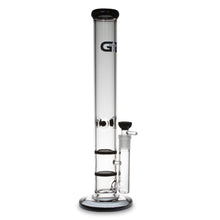 Load image into Gallery viewer, Straight Tube Bong with Fixed Inline and Honeycomb Perc