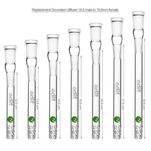 Load image into Gallery viewer, Replacement Downstem diffuser 18.8mm male to 18.8mm female