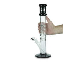 Load image into Gallery viewer, Spike' Cylinder Bong in Ice Black