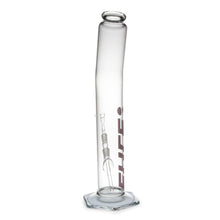 Load image into Gallery viewer, Bent Neck High Clear Cylinder Bong