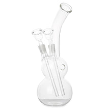 Load image into Gallery viewer, Glass Bong Double Bowl
