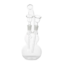 Load image into Gallery viewer, Glass Bong Double Bowl