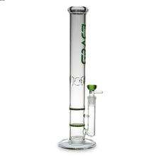 Load image into Gallery viewer, Straight Tube Bong with Fixed Inline and Honeycomb Perc