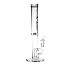 Load image into Gallery viewer, 12 Inch Straight Tube Bong with Fixed Downstem
