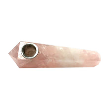 Load image into Gallery viewer, 4" Handmade Crystal Herb Pipe
