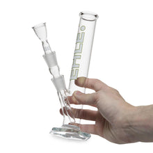 Load image into Gallery viewer, Clear Cylinder Bong Hexagon Foot
