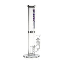 Load image into Gallery viewer, 12 Inch Straight Tube Bong with Fixed Downstem
