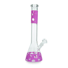 Load image into Gallery viewer, Black Leaf - Silly Skin Flask Bong with Silicone Skin

