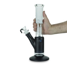 Load image into Gallery viewer, Black Cylinder Bong with 8-Arm Tree Perc
