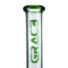 Load image into Gallery viewer, Cylinder Bong with Twin Honeycomb Percs and Ice Pinch
