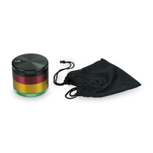 Load image into Gallery viewer, 4 Part 2.2" Aluminium Rasta Grinder with Sifter

