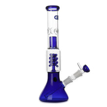 Load image into Gallery viewer, Spiral Perc Bong Blue
