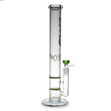Load image into Gallery viewer, Straight Tube Bong with Fixed Inline and Honeycomb Perc
