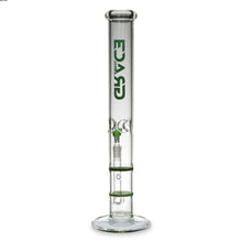 Load image into Gallery viewer, Straight Tube Bong with Fixed Inline and Honeycomb Perc
