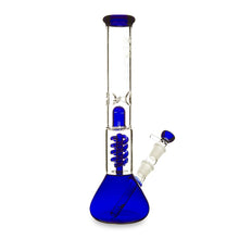 Load image into Gallery viewer, Twin Spiral perc Beaker Base Water Pipe
