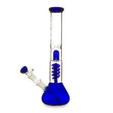 Load image into Gallery viewer, Twin Spiral perc Beaker Base Water Pipe
